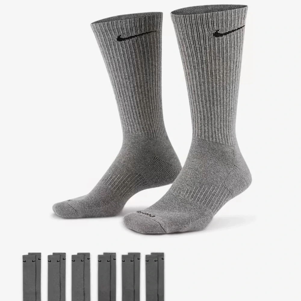 Nike Training Crew Socks (6 Pairs) Nike Everyday Cushioned